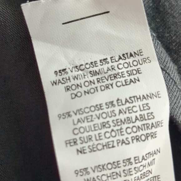 Nasty Gal Crop of The List Crew Neck Short Sleeve Charcoal Gray Crop Top Size 6 - Picture 4 of 5